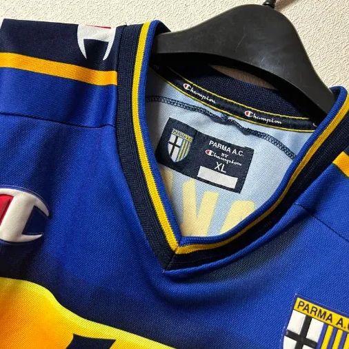 未使用保管品　チャンピオン　パルマ　中田英寿　ユニホーム　 XL チャンピオン パルマ 中田英寿 ユニホーム US XLサイズ 未使用品 2025