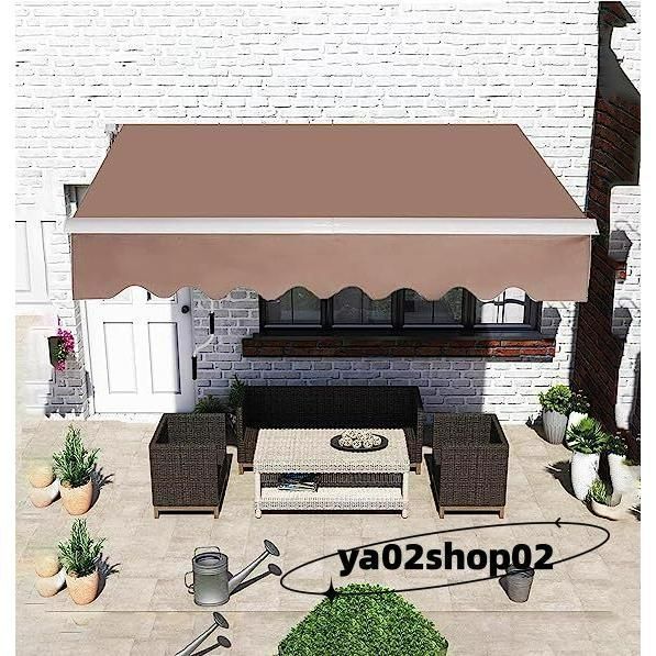 ロール雨除け折りたたみ式手動オーニングアルミニウムブラ