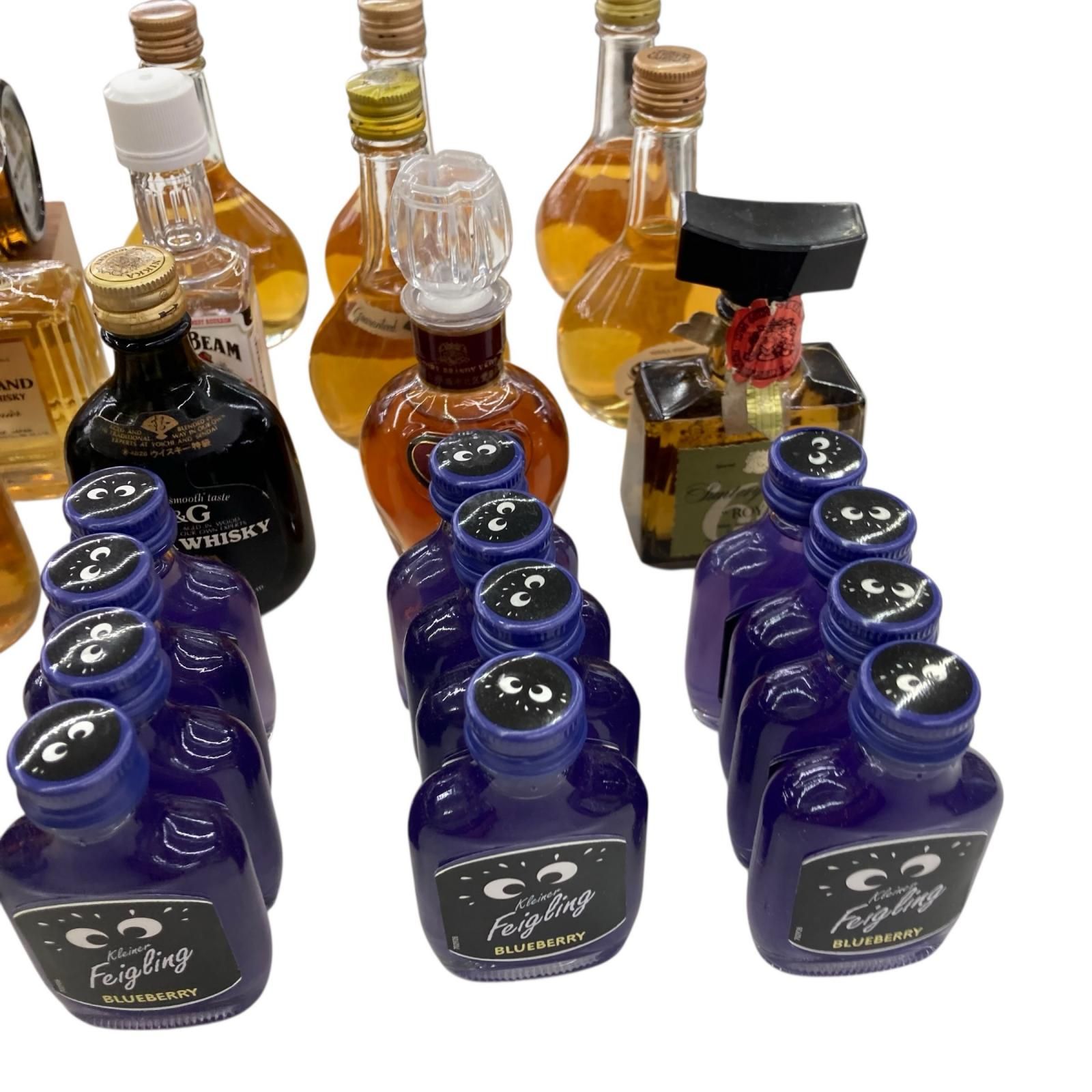 お酒セット売り 186000 ウイスキー ブランデー 他 お酒MIX ミニボトル