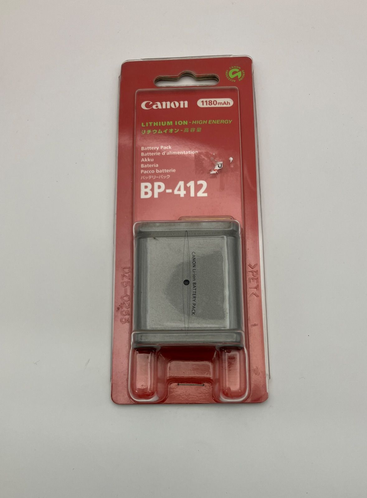 Canon BP-412 バッテリー ビデオカメラ用 【公式通販】