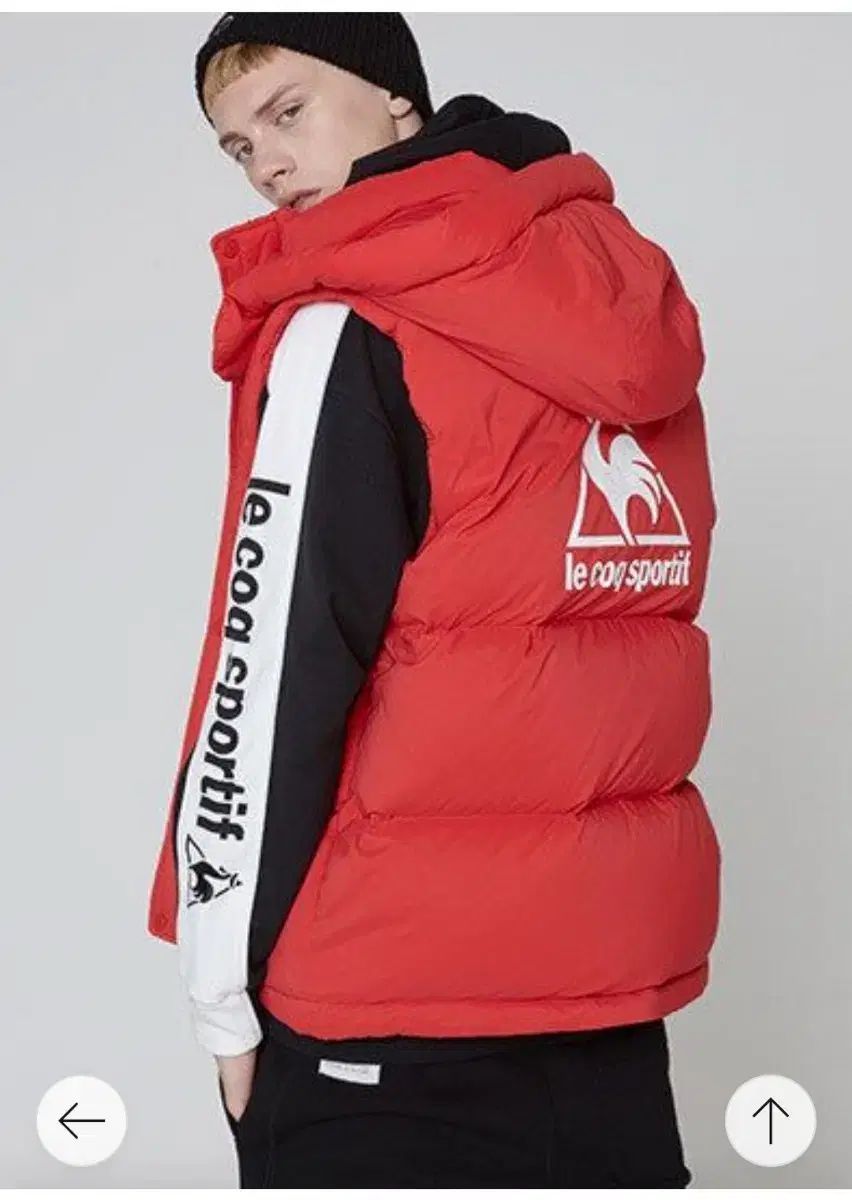 25 のみ le coq sportif ルコックスポルティフ グースダウン ベスト M