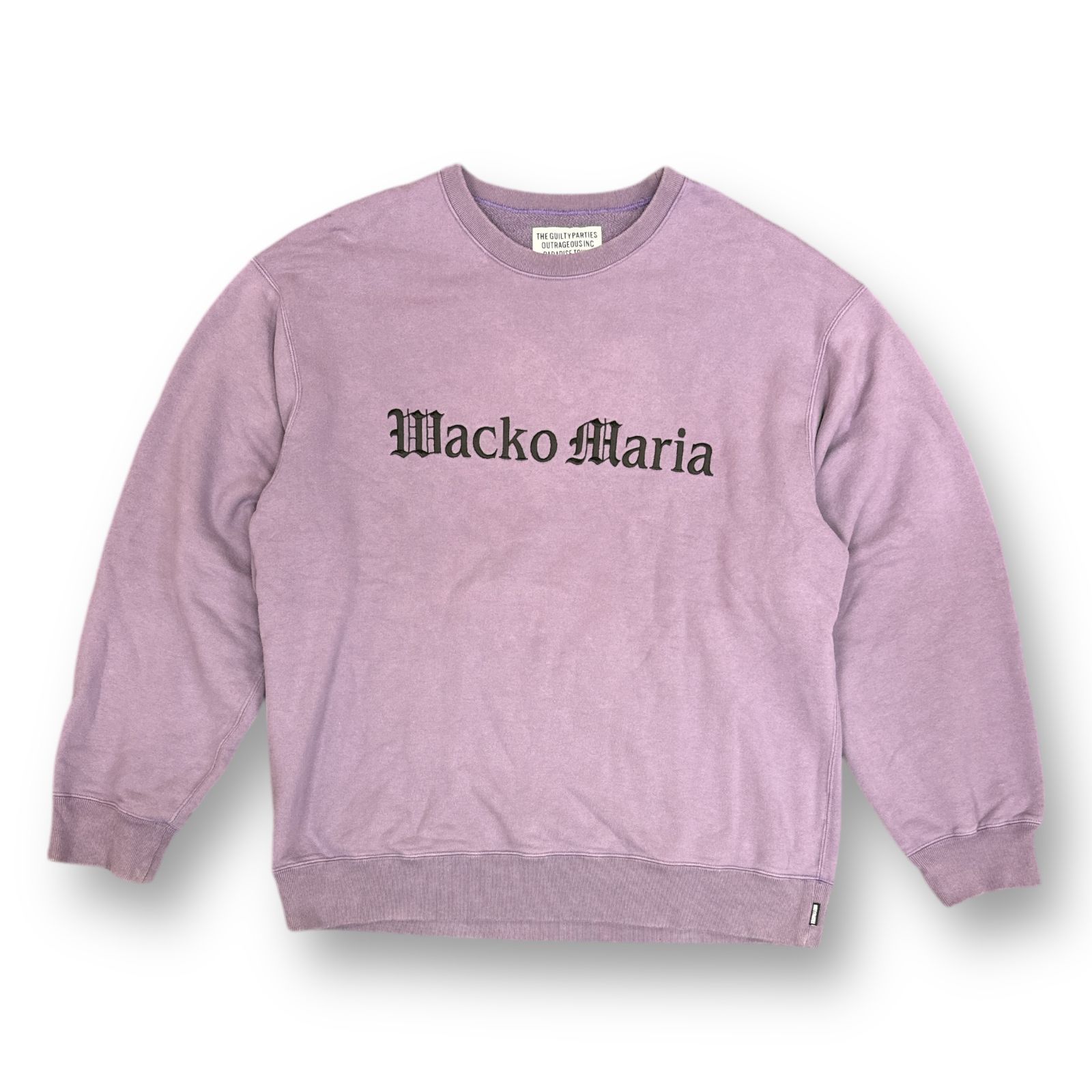 WACKO MARIA 23SS MIDDLE WEIGHT CREW NECK SWEAT SHIRT 刺繍 クルーネック スウェット ワコマリア  23SS-WMC-SS04 XXL 80266A4 - メルカリ