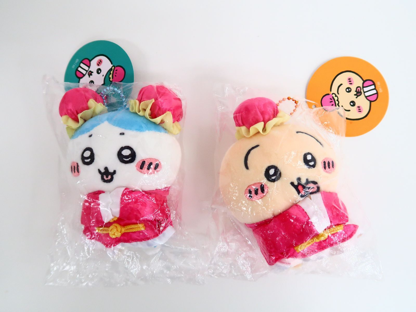 2体セット うさぎ・ハチワレ 来来(ライライ)ぷちミニマスコット