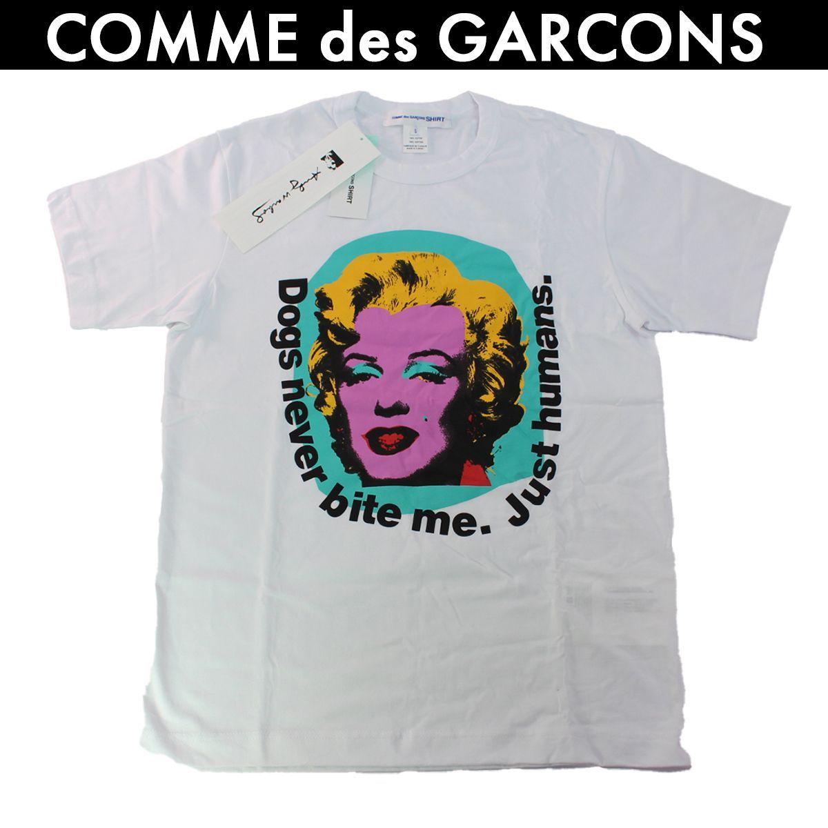 コムデギャルソン アンディーウォーホル COMME des GARCONS SHIRTx Andy Warhol コラボ Tシャツ 半袖 - メルカリ