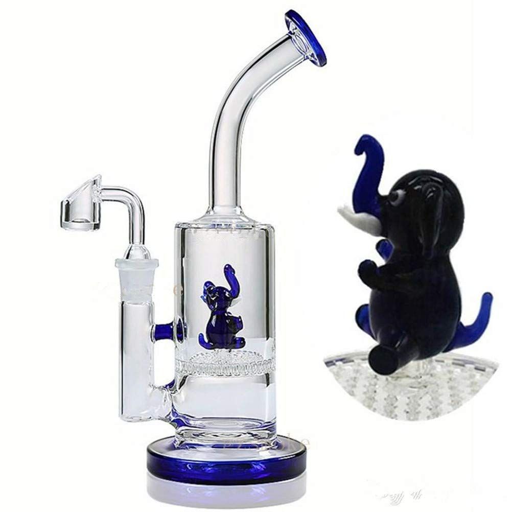 elepant RORA 動物ガラスbong dabリグウォーターパイプbongs太いハニカムpercパイプボウルクォーツバンガーワックスオイルリグheady bongs (elepant)