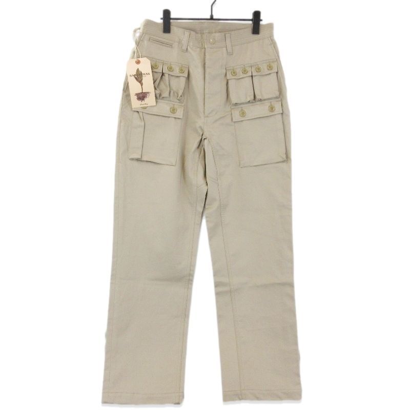SASSAFRAS ササフラス G.D.U.Pants SF-252232 41 kahki chino チノ カーキ S 71013594