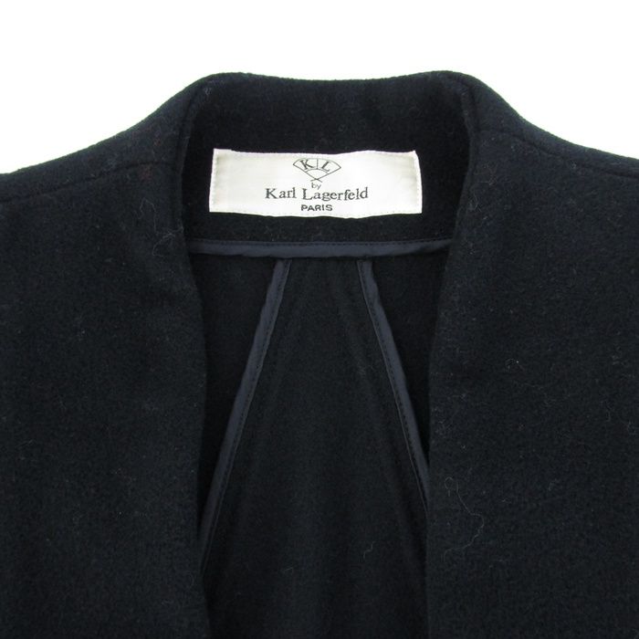 カールラガーフェルド ロングジャケット ウール混 アウター レディース  