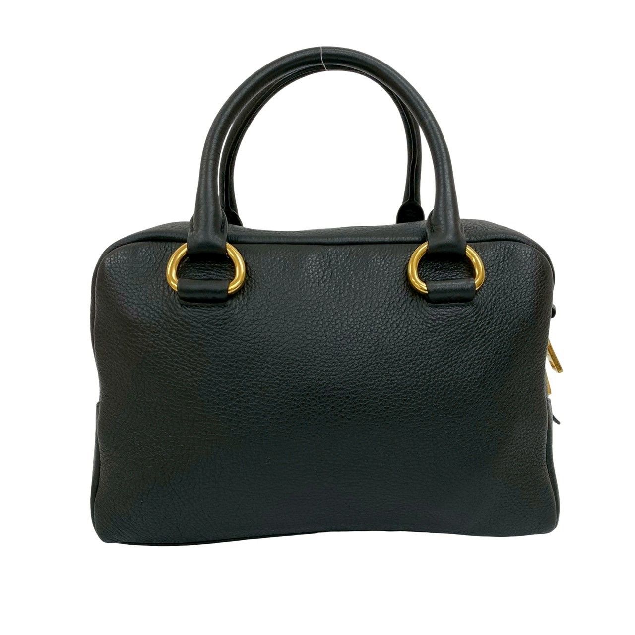 i16【極美品】プラダ　ヴィッテロ　シボ革　レザ　ロゴ金具　ショルダーバッグ. PRADA - i16【極美品】プラダ ヴィッテロ シボ革 レザ ロゴ金具