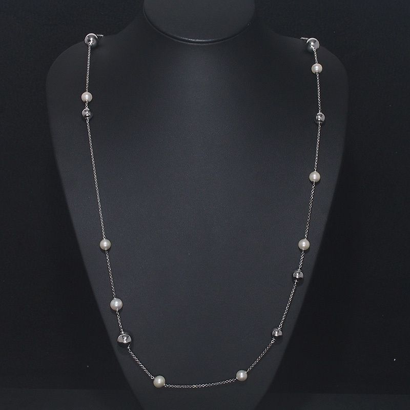 ジョージ・ジェンセン GEORG JENSEN スフィア ロング パール