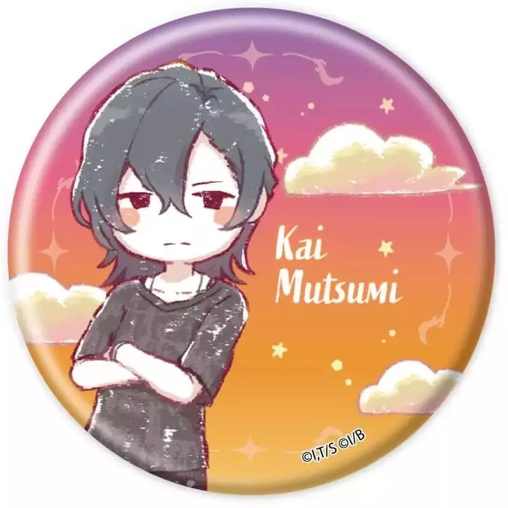 中古】バッジ・ビンズ 睦実介 「缶バッジ ジャックジャンヌ 14.夏私服