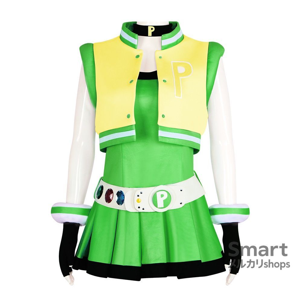 コスプレ 衣装 パワーパフガールズZ ブロッサム 花花 超能戦士風
