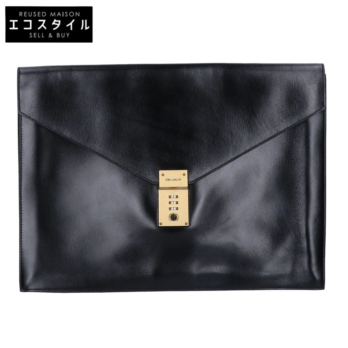 DELVAUX デルヴォー 【美品】レザー クラッチバッグ/