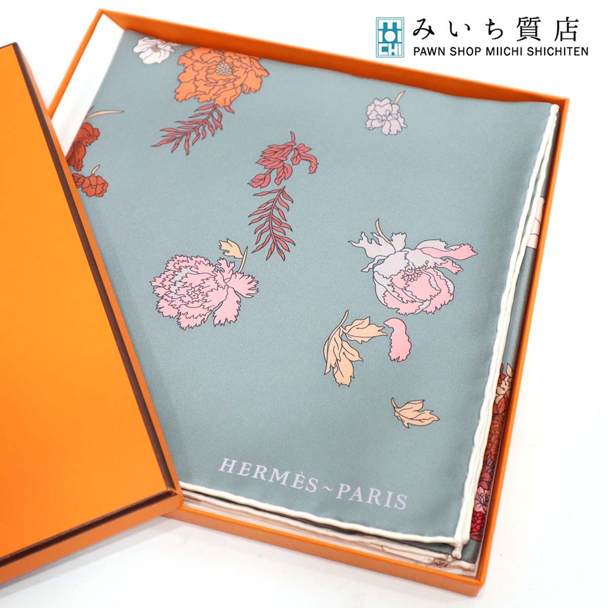 エルメス カレ90 スカーフ ローブレジェール HERMES H6121 - みいち