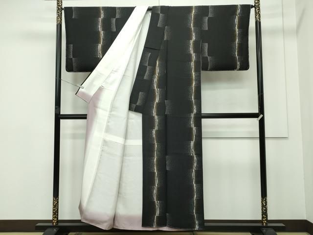平和屋本店□極上 染色作家 草野一騎 小紋 シンプル・ザ一騎