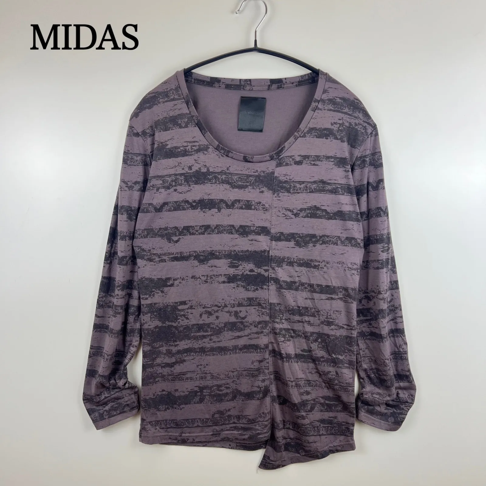 ミダス（MIDAS）　スカルカットソー長袖　サイズ2　お兄系　V系　平成 2026年最新】MIDAS 七分・長袖カットソーの人気アイテム - メルカリ