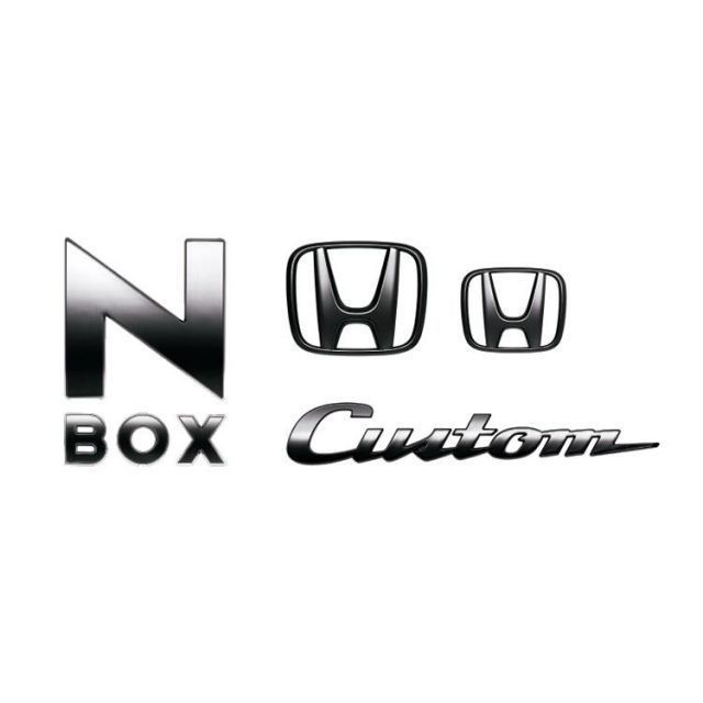 メール便可 HONDA ホンダ 純正 NBOX N-BOX エヌボックス ブラックエンブレム N-BOX Custom用 2017.8～仕様変更  08F20-TTA-001C - メルカリ