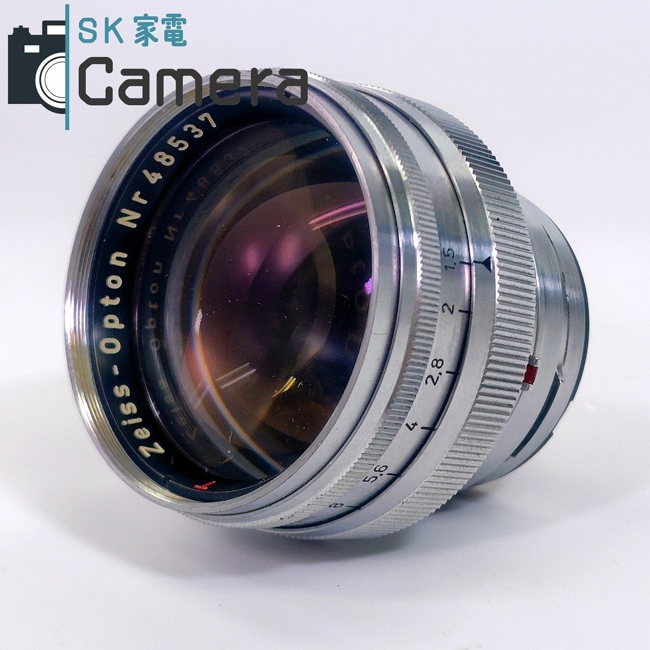 【中古】 CONTAX Sonnar 50ｍｍ F1.5 T Zeiss-Opton Cマウント コンタックス ゾナー 中古】 CONTAX Sonnar 50mm F1.5 T Zeiss-Opton Cマウント