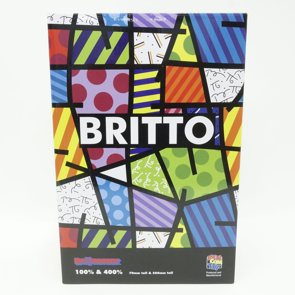 メディコムトイ BE RBRICK ベアブリック Romero Britto ロメロ ブリット 100％ - 400％
