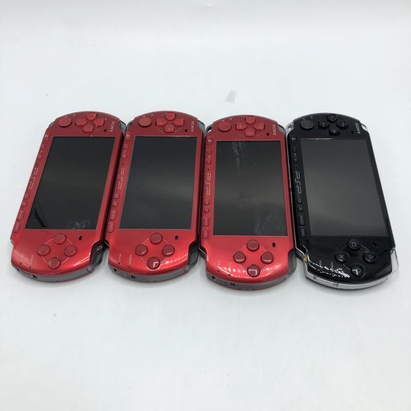 【中古】本体S）ｼﾞｬﾝｸ)PSP-3000本体/ﾊﾞｯﾃﾘｰ無し/まとめ4台ｾｯﾄ/動作未保証品[92][240092309707] 中古】本体S）ｼﾞｬﾝｸ)PSP-3000本体/ﾊﾞｯﾃﾘｰ無し/まとめ4台ｾｯﾄ/動作