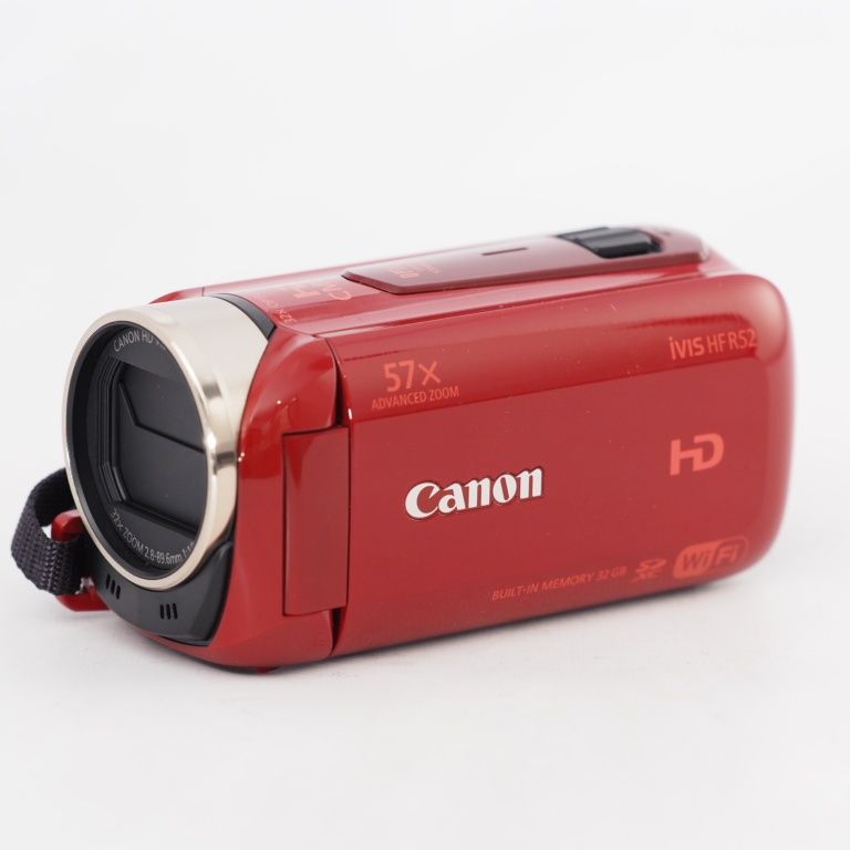Canon デジタルビデオカメラ iVIS HF R52 レッド 光学32倍ズーム
