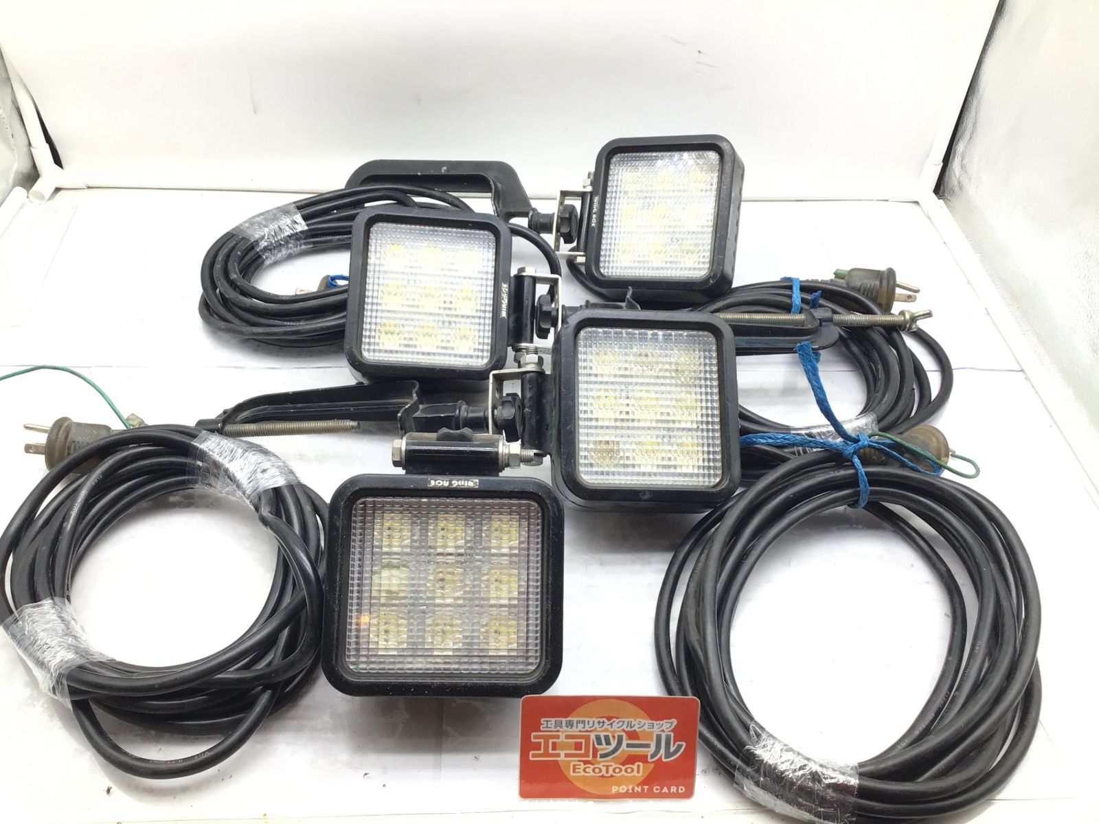 領収書発行可 熱田資材|LED投光器 サンダービーム WING ACE 高輝度 20W 4点セット 型式 LED-205 IT22C5UCCDTG エコツール笠寺店