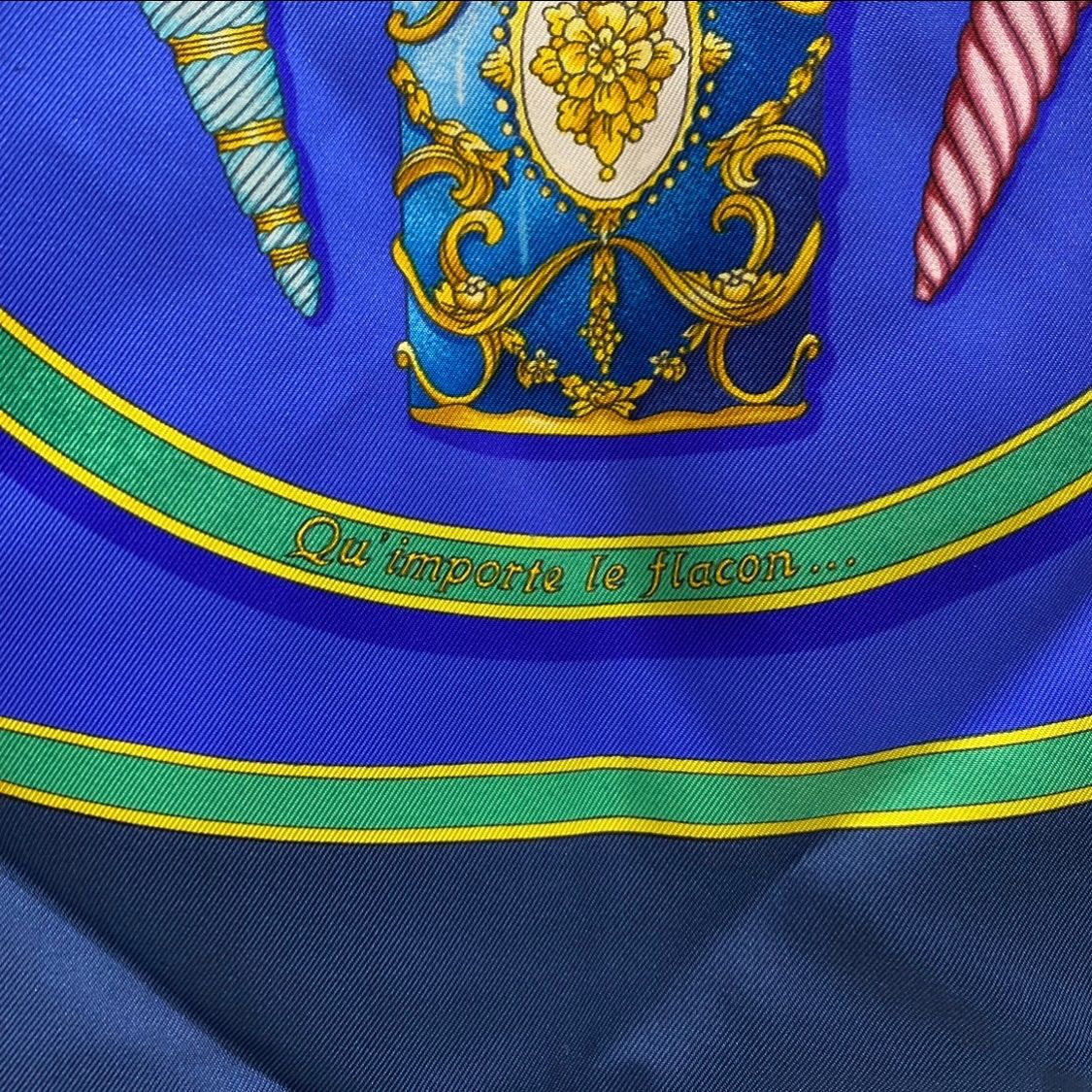 エルメス カレ90 Qu importe le flacon シルクスカーフ 香水瓶 HERMES AC0067