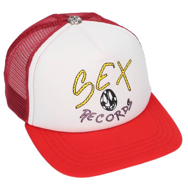 クロムハーツ SEX TRUCKER CAP RED/トラッカーキャップ PPO SEXRCD ...
