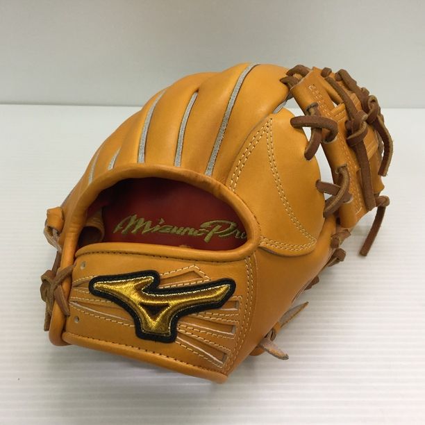 中古品 ミズノ mizuno ミズノプロ 硬式 内野手用グローブ HAGA