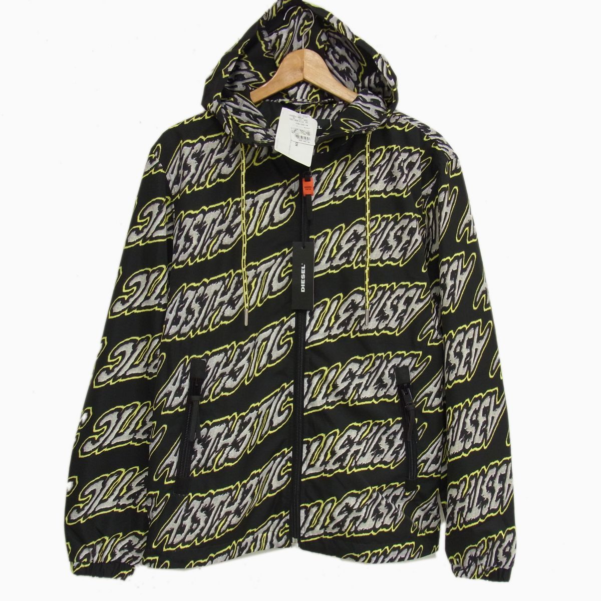 新品 定価41,800円◇DIESEL J-SABORU JACKET ナイロン ジップパーカー 