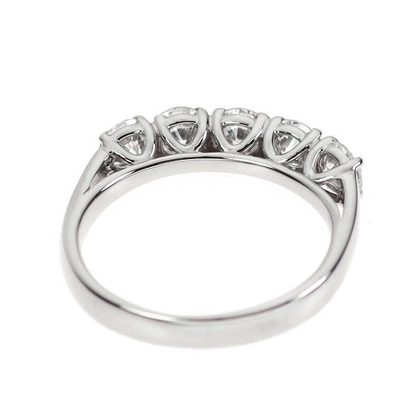 Pt900 ダイヤモンド リング 1.187ct 一文字 - メルカリ 