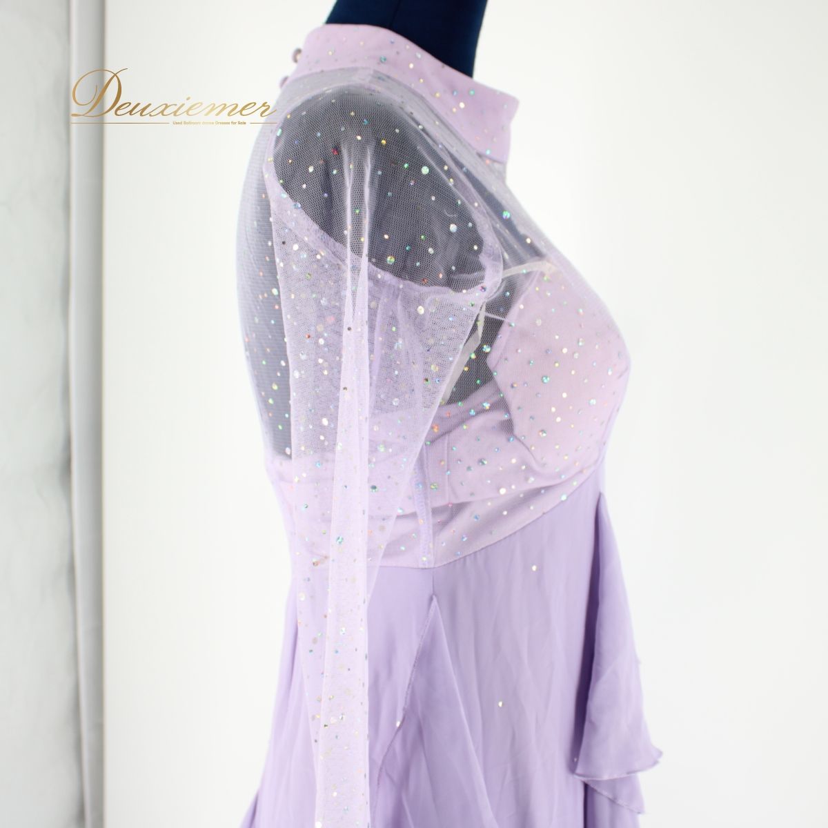 【美品 社交ダンス衣装】ワンピース ドレス prima boutique 紫 美品 社交ダンス衣装】ワンピース ドレス prima boutique プリマ