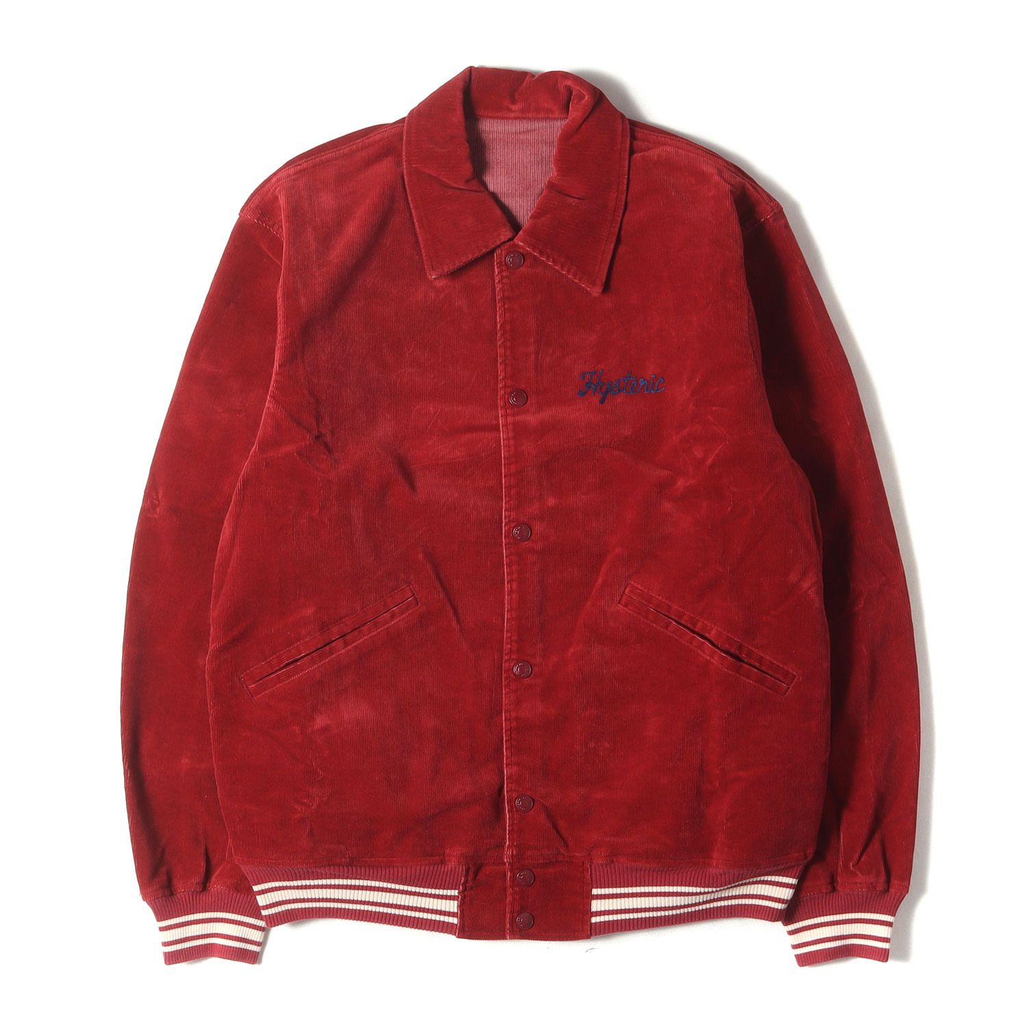 HYSTERIC GLAMOUR DEVIL スウェットジャケット レッド ヒス 美品】HYSTERIC GLAMOUR ヒステリックグラマー ジャケット レッド