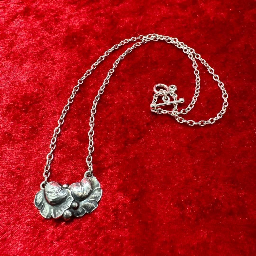 美品 リーフネックレス ♯50A ジョージジェンセン/GEORG JENSEN - メルカリ
