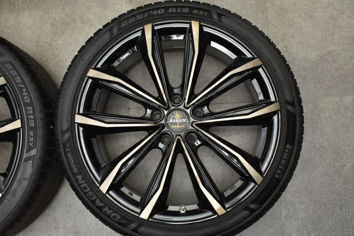 良好品】クレンツェ グラベン 680EVO 19in 8J +48 PCD114.3 ピレリ