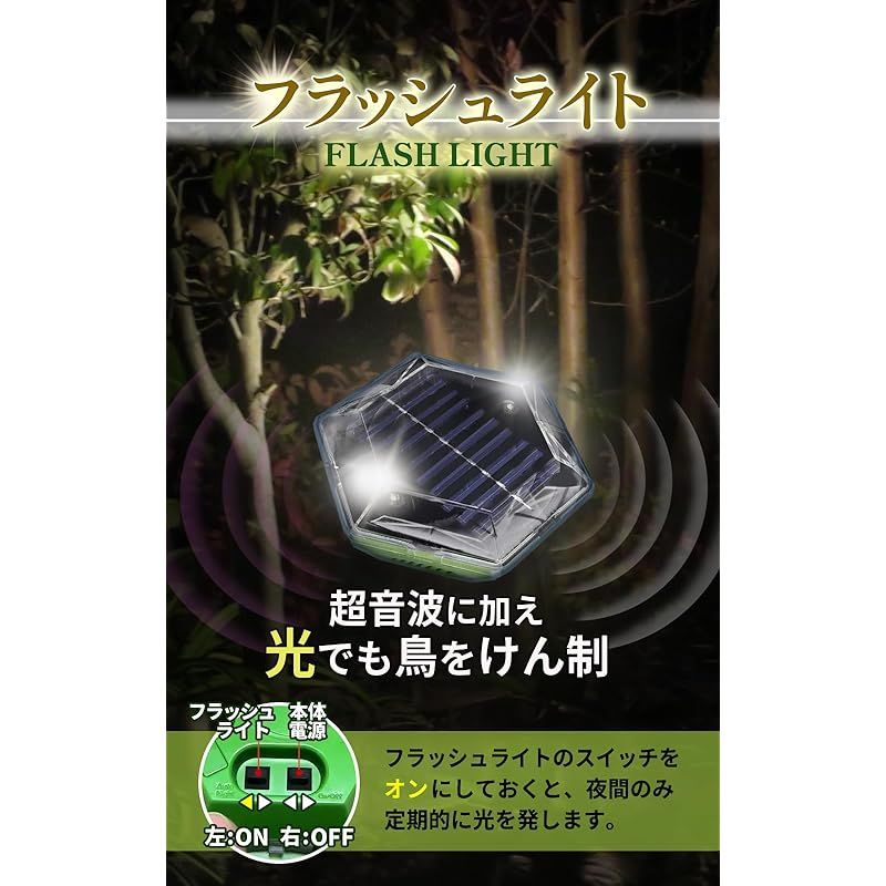 超音波 フラッシュライトで撃退