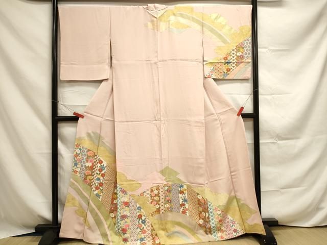 平和屋着物□訪問着 吉祥花文 金彩 正絹 逸品 DAAO8362op - メルカリ
