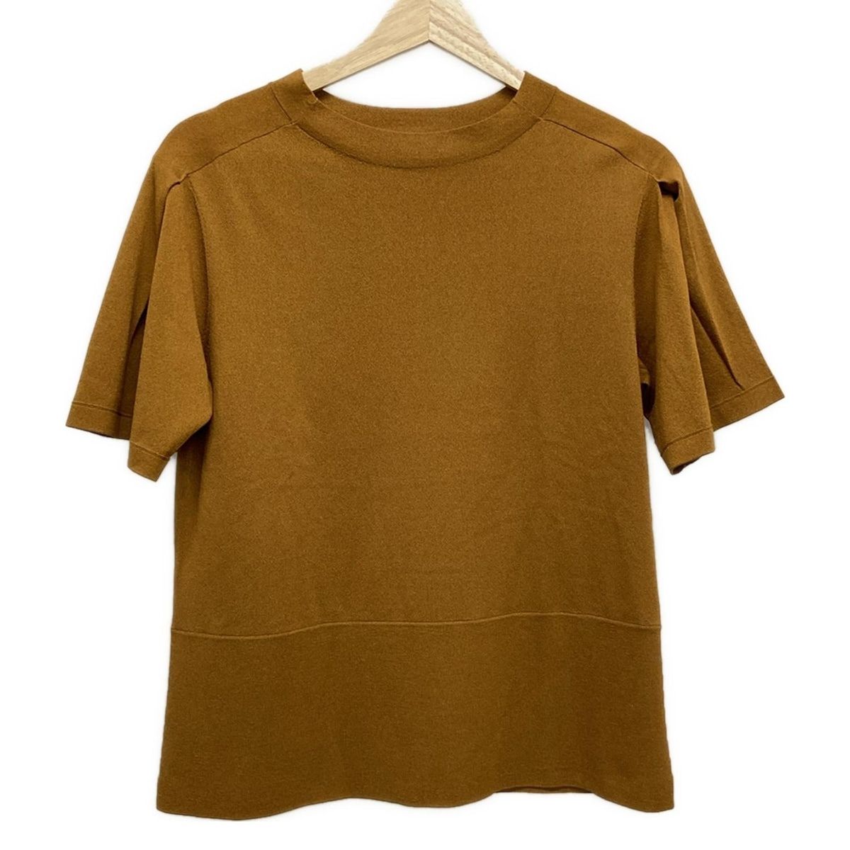 L&#39;EQUIPE - レキップ ヒョウ柄半袖ニット L&#39;EQUIPE YOSHIE INABA レキップ ヨシエイナバL'EQUIPE YOSHIE INABA ライン切替ニットT
