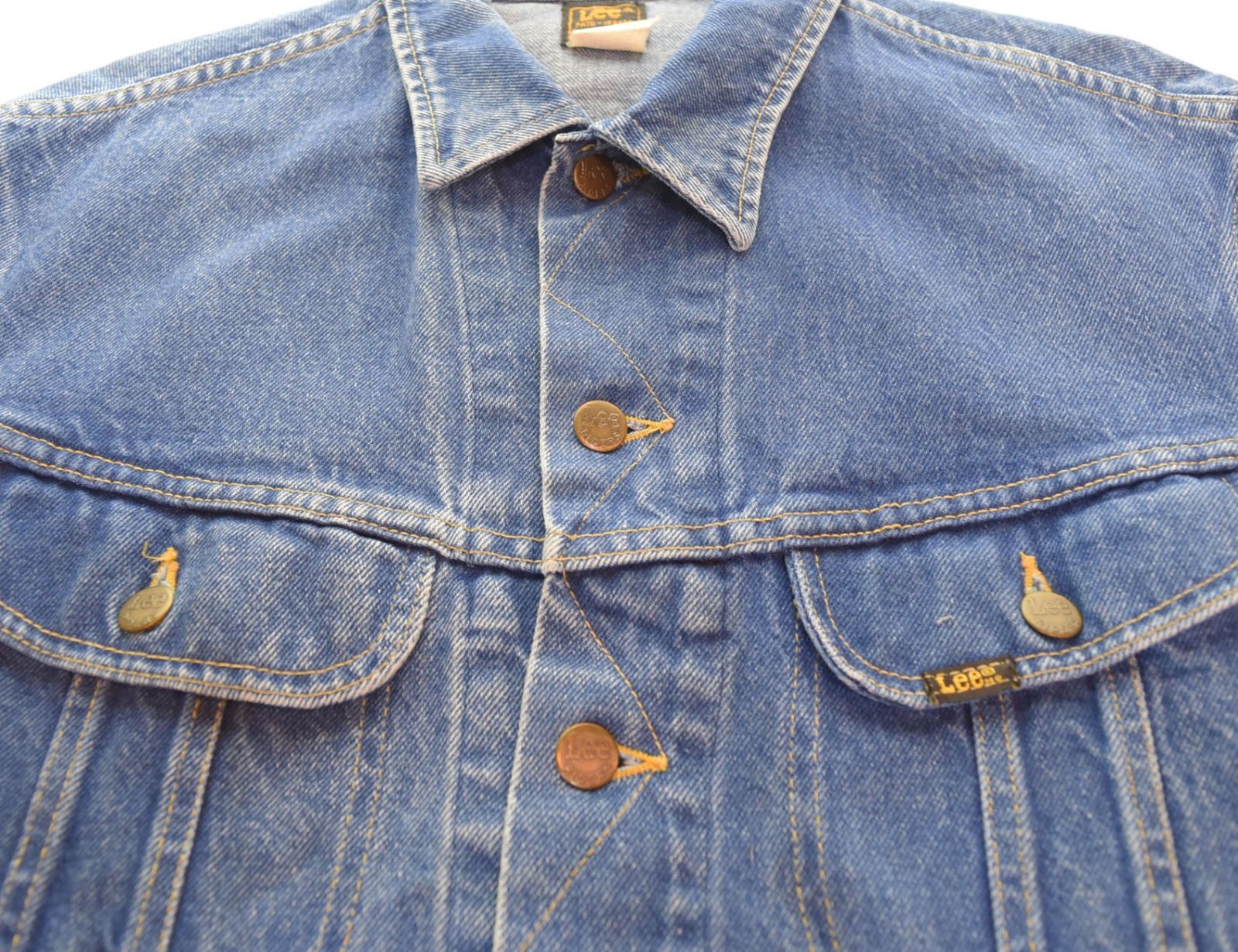 リー Lee 80s USA製 デニム トラッカー ジャケット Gジャン デニム