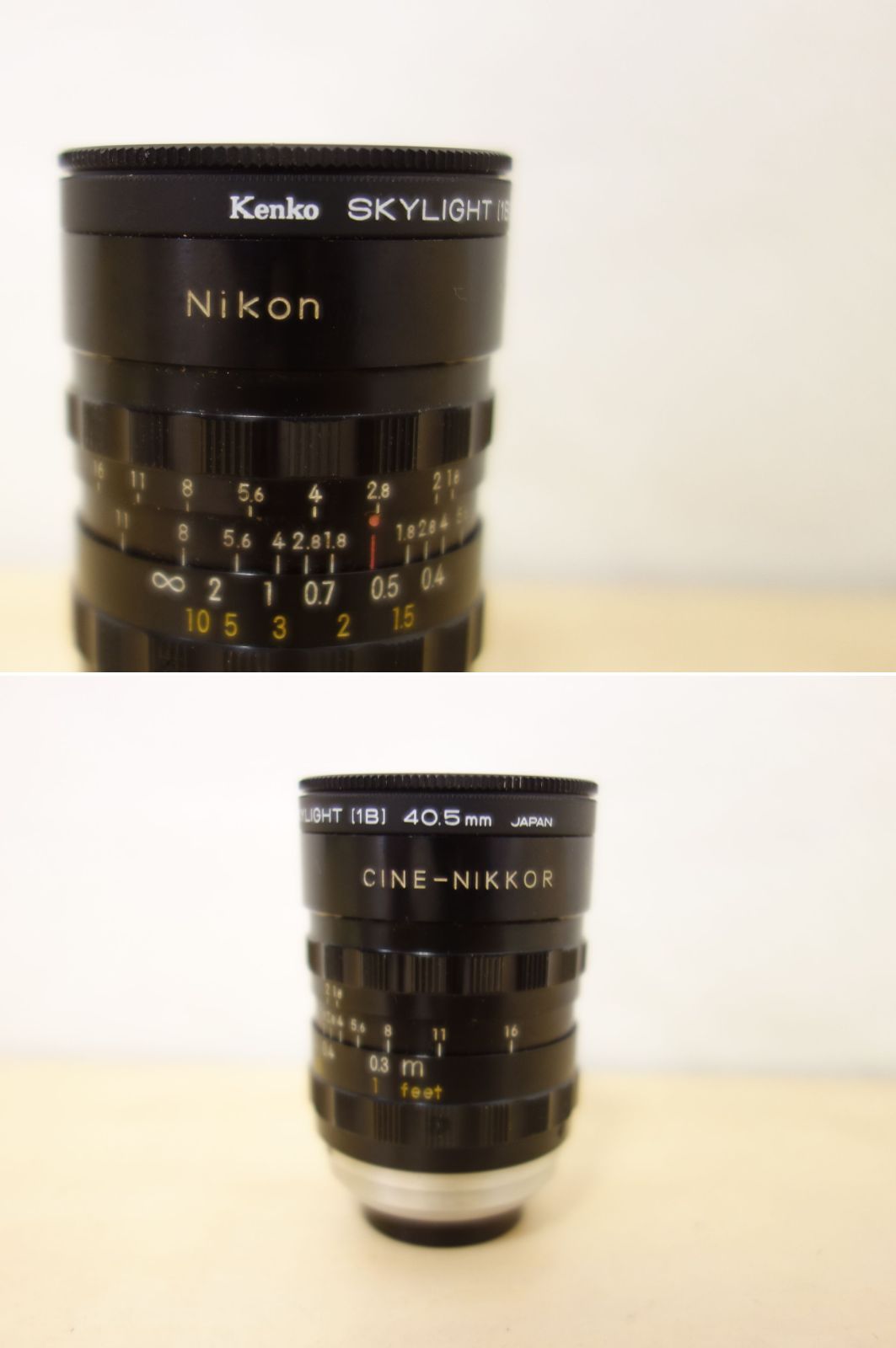  M ニコン Nikon ニッコール カメラ レンズ CINE NIKKOR 1 8 f 10 mm Kenko B 40 5 38844 レンズ(単焦点) カメラ