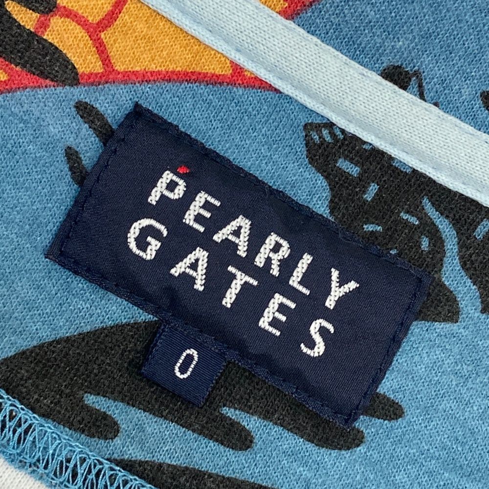 サイズ：0 PEARLY GATES パーリーゲイツ 半袖ワンピース 総柄