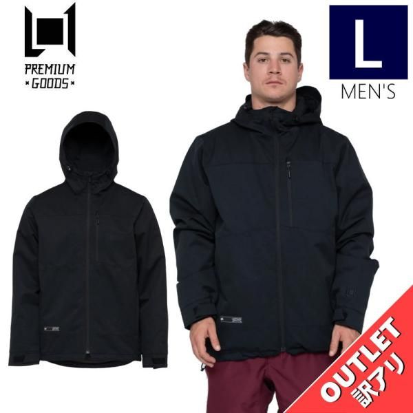 【アウトレット】23-24 L1 HASTING JKT BLACK Lサイズ メンズ スノーボード スキー スノボウェア ジャケット 型落ち 