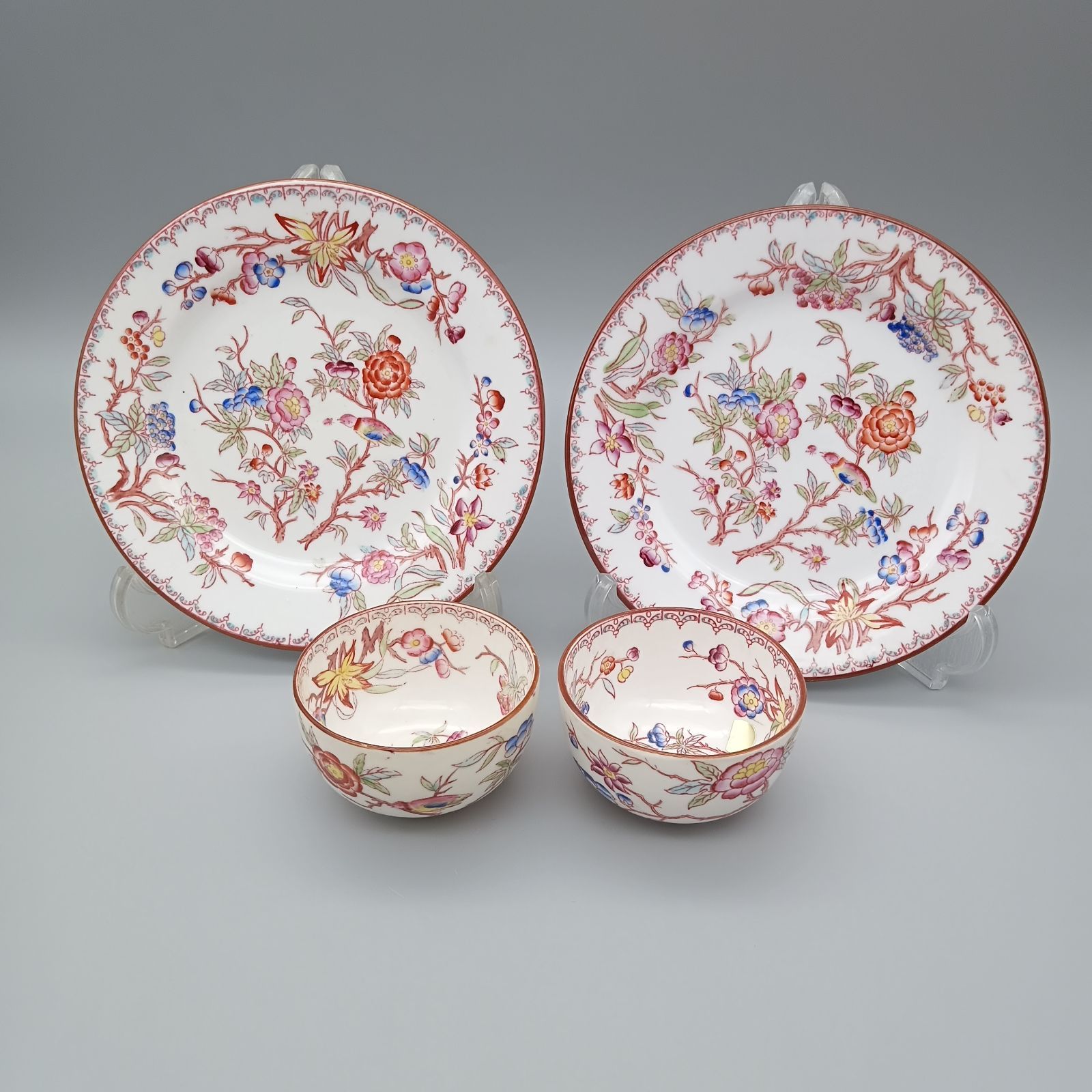  サルグミンヌ ミントン 小皿 12 cm セット 1860～1922年製 SARREGUEMINES 皿 食器