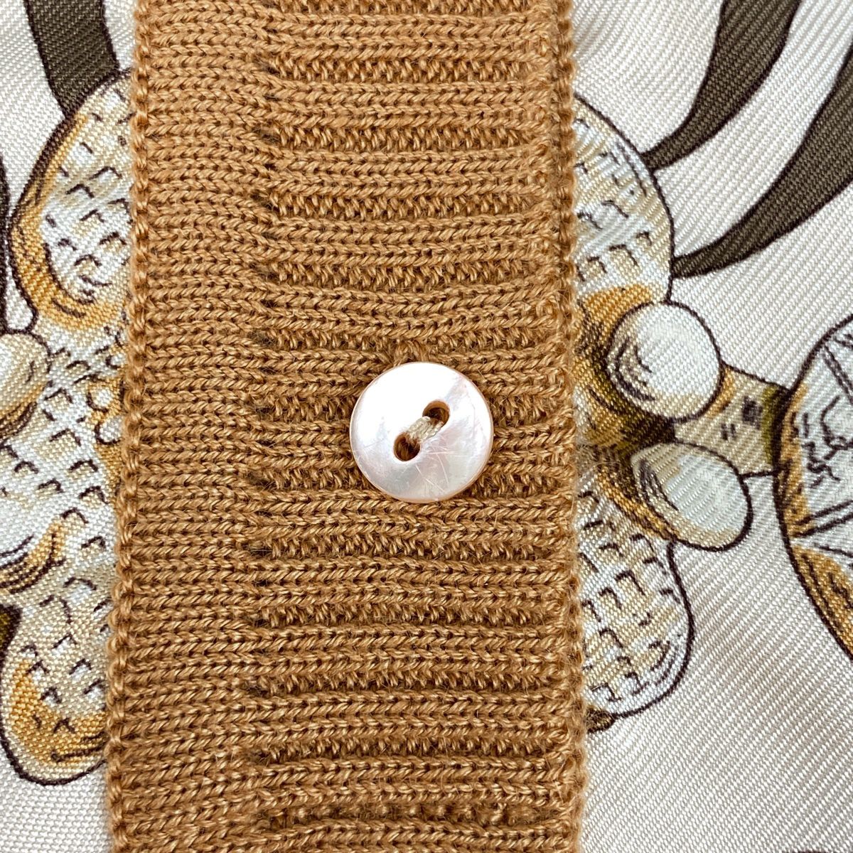 ニット切り替え カットソー