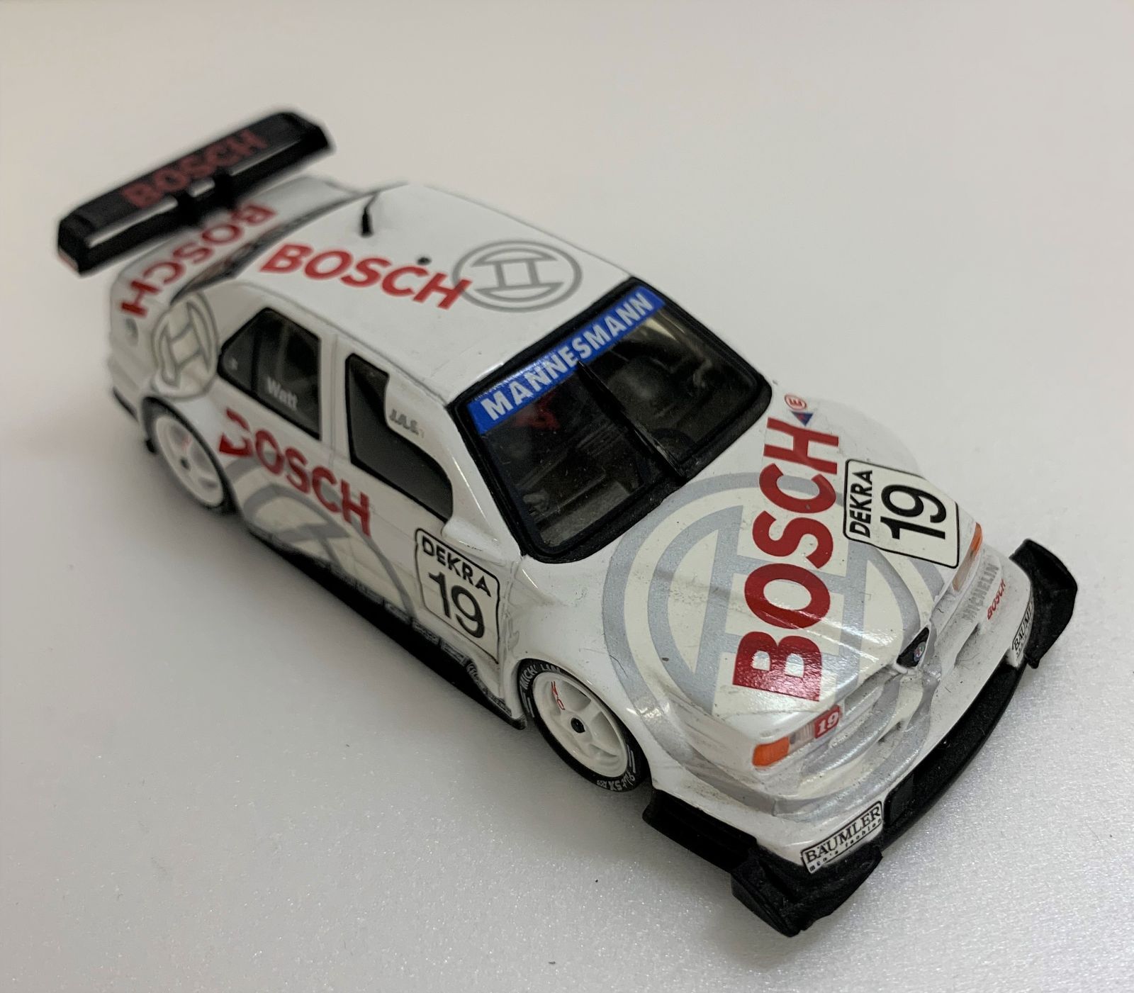 アルファロメオ 155 ミニカー 1/43 ONYX WATT ホワイト BOSCH