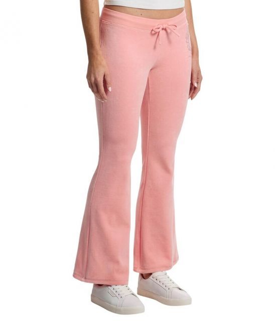 【送料無料】 ジューシークチュール レディース カジュアルパンツ ボトムス Heritage Low Rise Snap Pocket Easy Fit Track Pants Strawberry Ice