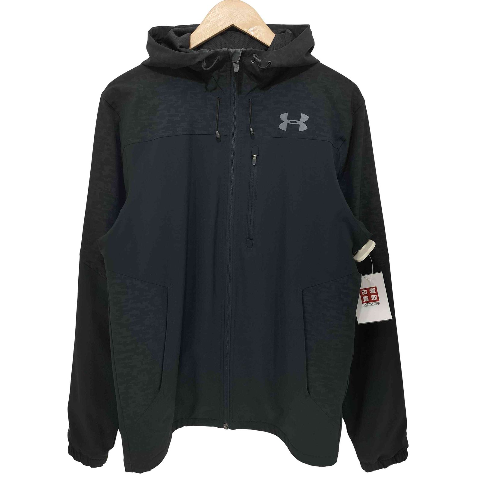 アンダーアーマー UNDER ARMOUR 2017AW ウインドジャケット UA STRETCH WOVEN FZ HOODY 1305617 メンズ  M