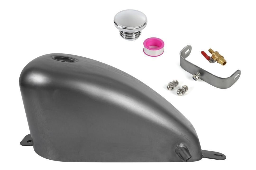 ドラッグスター400 クラシック400 スポーツスタータンク 約9リットル コック キャップ ステー付き ボルトオン取付 純正エアクリーナー対応 互換品