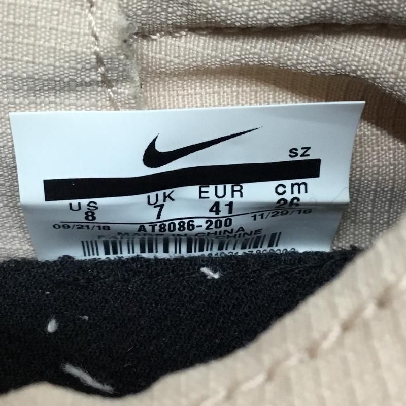 【国内正規品】完売26.0cm US8 Nike Air Fear of God Raid 1 black AT8087-002 ナイキ フィア オブ ゴッド レイド ブラック NIKE AIR FEAR OF GOD RAID US8 26.0cm NIKE（ベージュ系）のフリマ