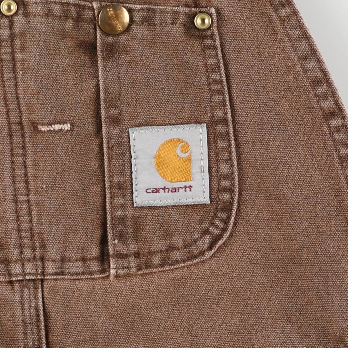古着 カーハート Carhartt ダブルニー ダック オーバーオール メンズw32相当 eaa587673 KIN-KAAI_COM