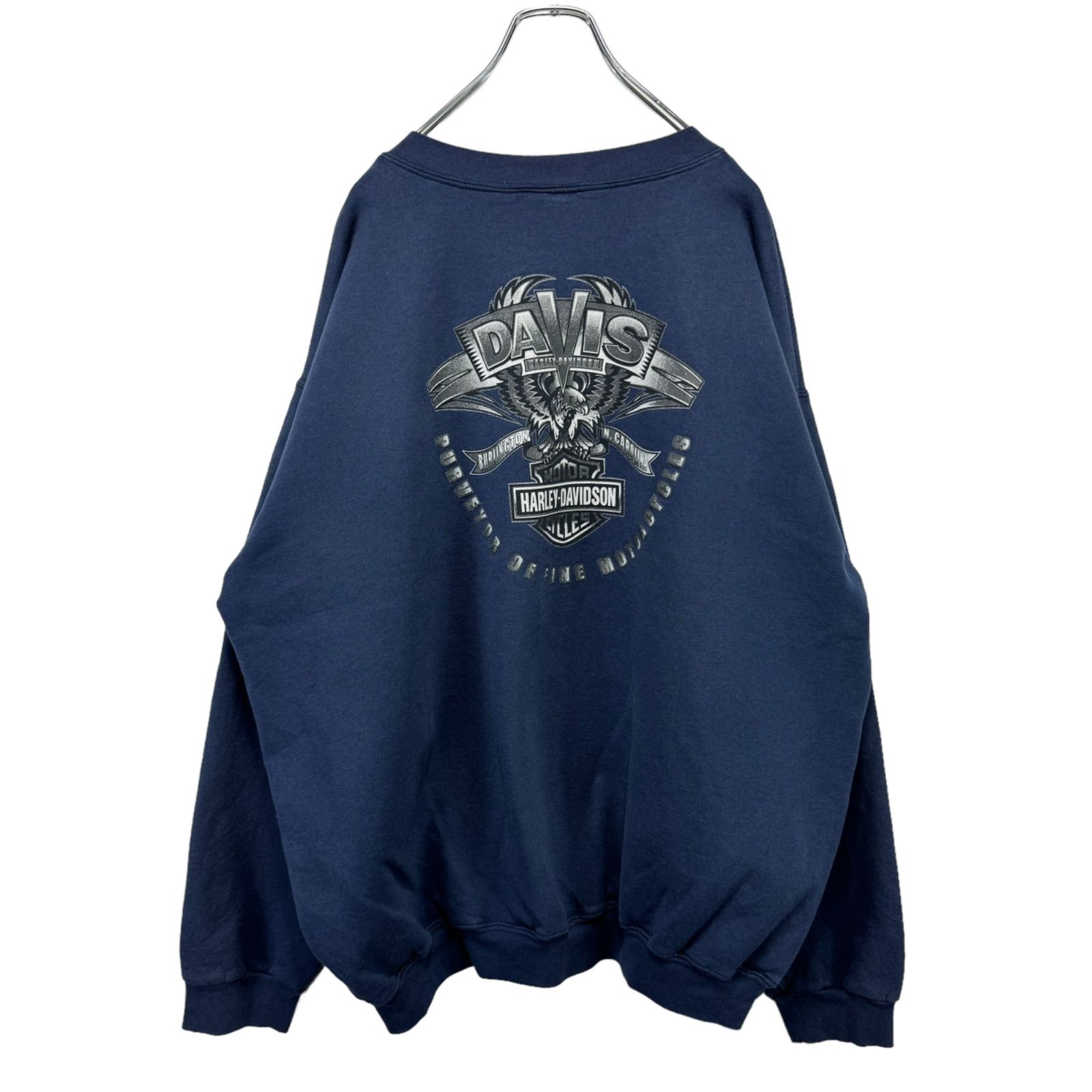 2XL HARLEY-DAVIDSON Logo Print Sweatshirt ハーレーダビッドソン